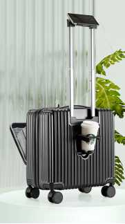 Wholesale zipped and multiple-functions trolley boarding luggages