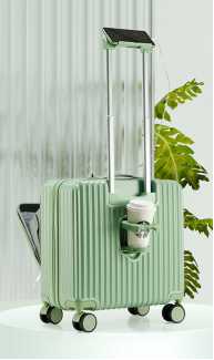 Wholesale zipped and multiple-functions trolley boarding luggages