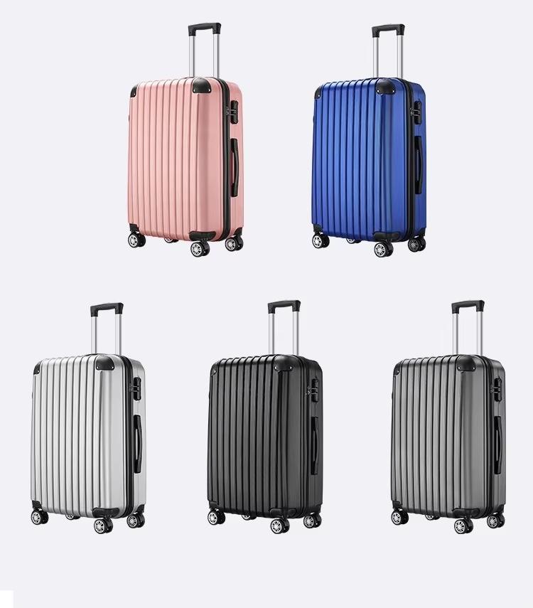 Wholesale pink ABS travel 3 in 1 luggage set