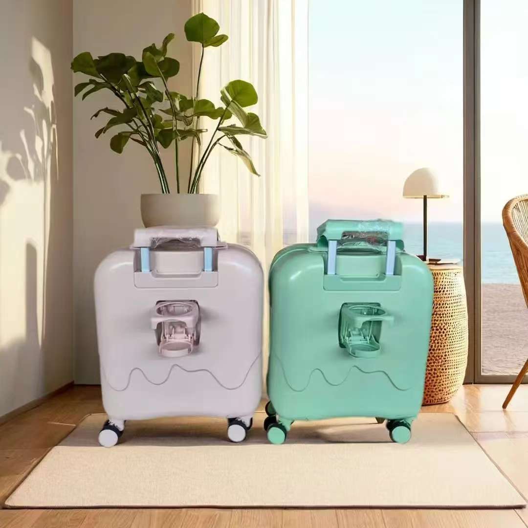 Wholesale multiple-functions icecream design boarding luggage