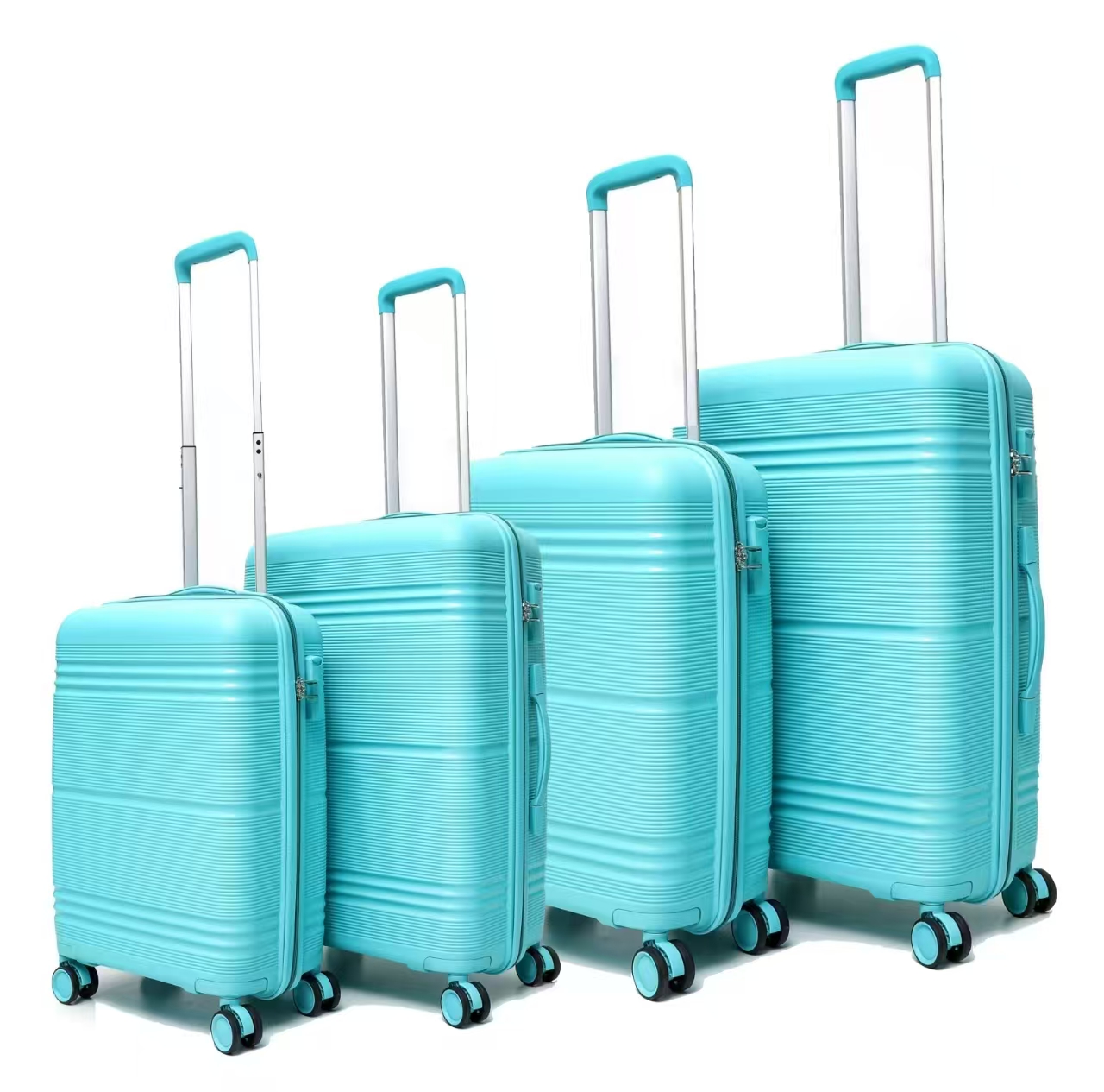 Wholesale PP material hard-shell travel luggage sets