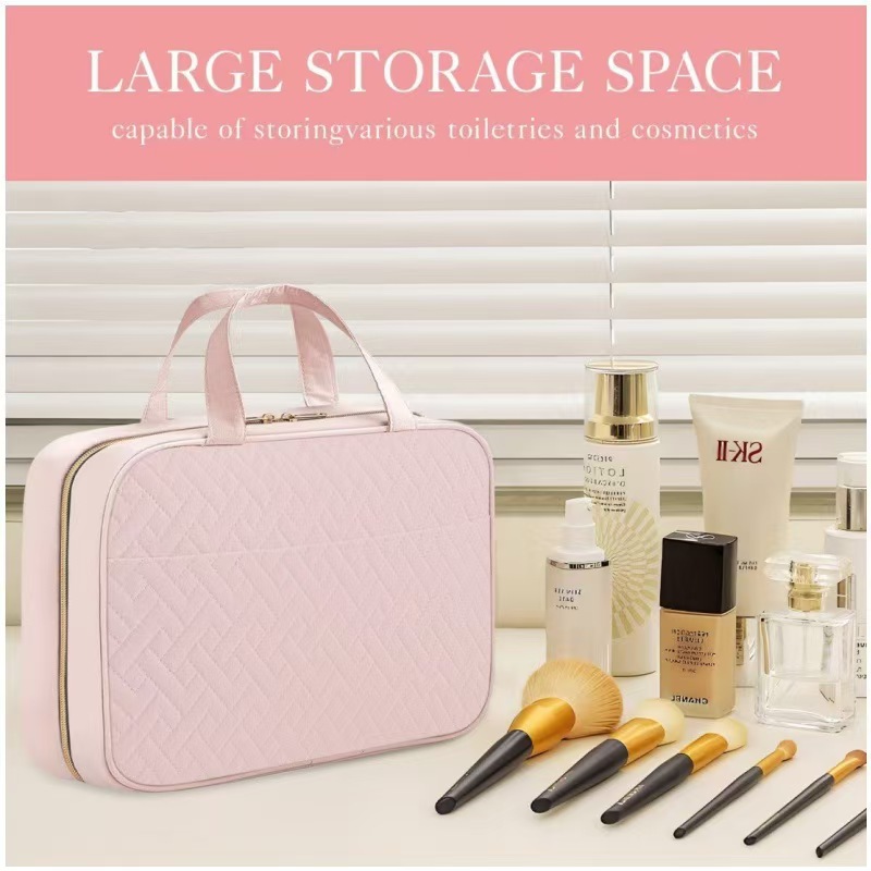 Large Toiletry Bag Travel Bag with Hanging Hook, Waterproof Makeup Cosmetic Bag Travel Organizer Large Toiletry Bag Travel Bag with Hanging Hook, Waterproof Makeup Cosmetic Bag Travel Organizer