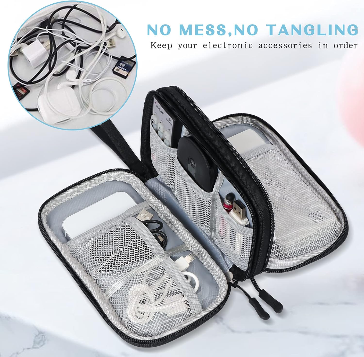electronic accessories carry case