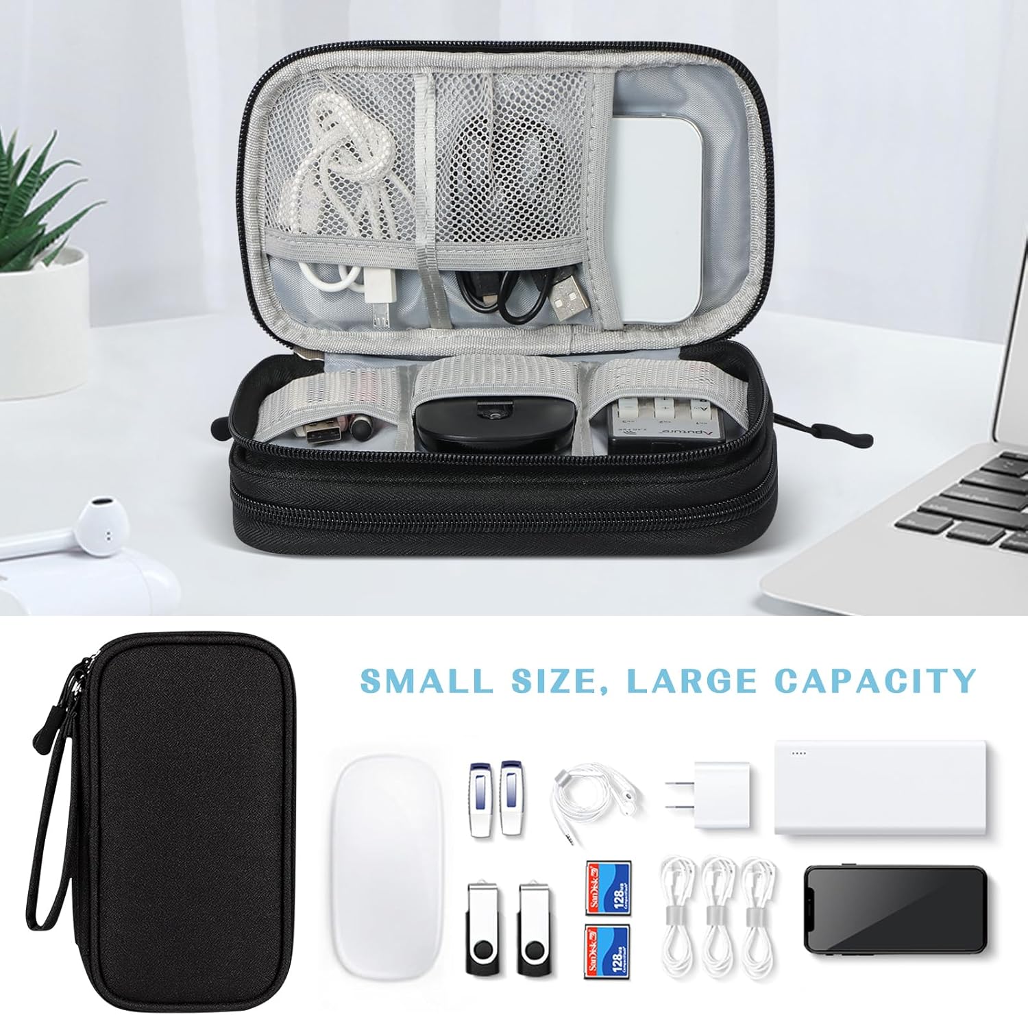 electronic accessories carry case