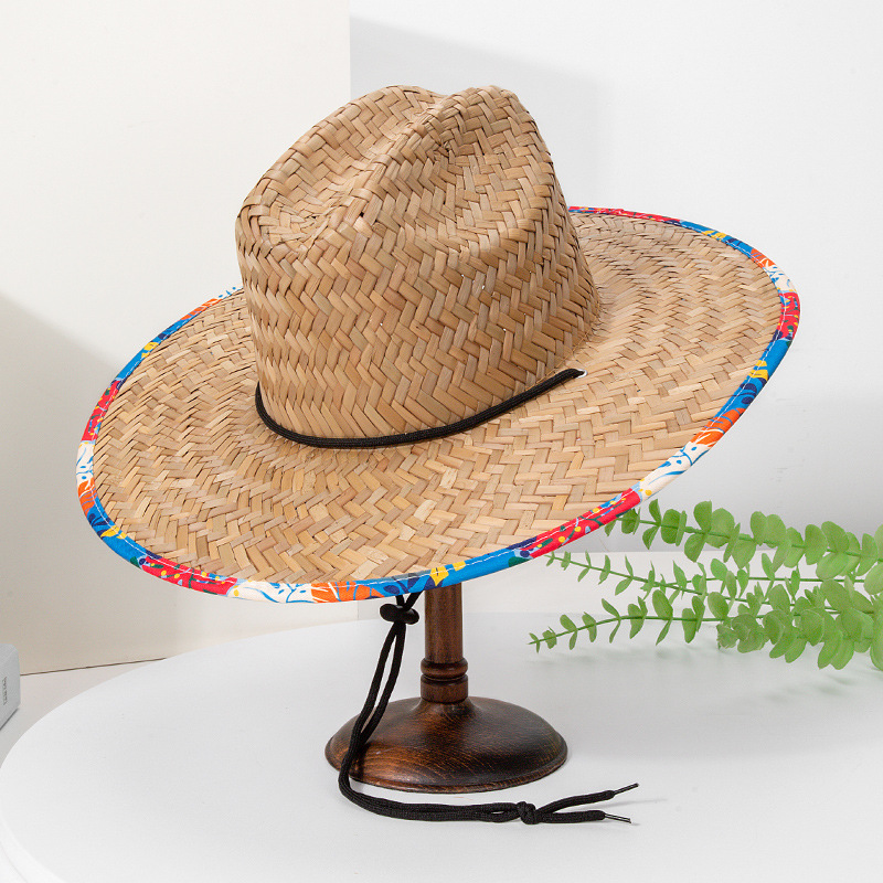 2025 new large brim men's western wholesale cowboy hat summer travel sunshade hat 2025 new large brim men's western wholesale cowboy hat summer travel sunshade hat