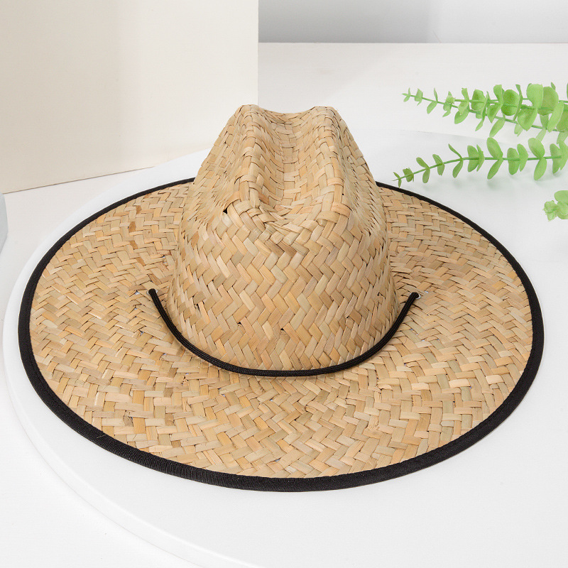 2025 new large brim men's western wholesale cowboy hat summer travel sunshade hat 2025 new large brim men's western wholesale cowboy hat summer travel sunshade hat