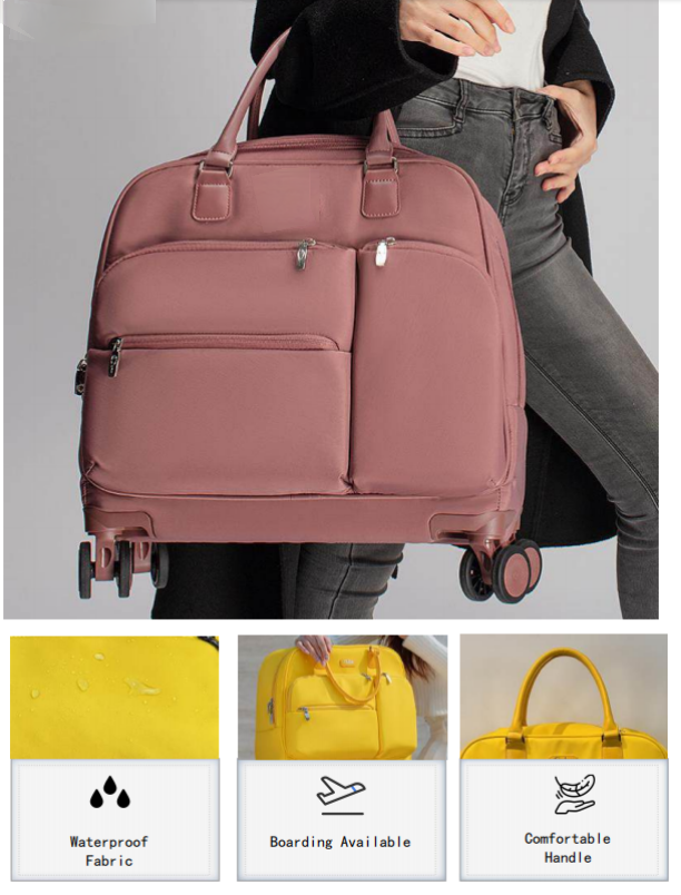 Wholesale mini fabric lightweight carry-on luggage with handle