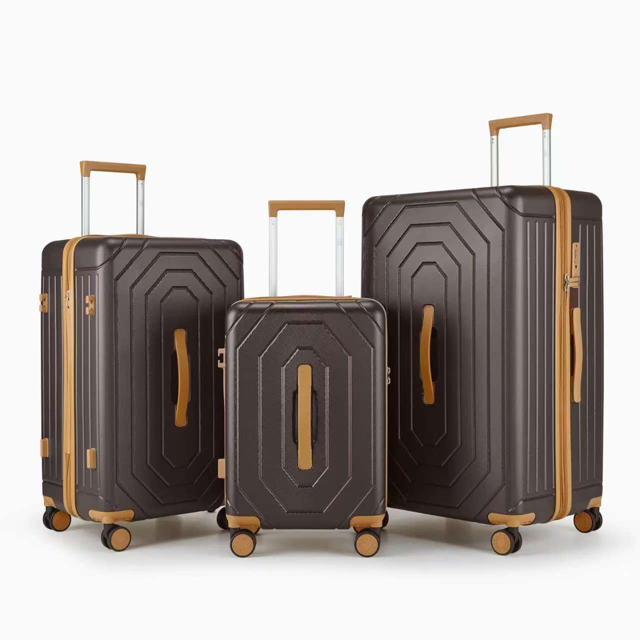 Top selling ABS+PC trolley luggage sets