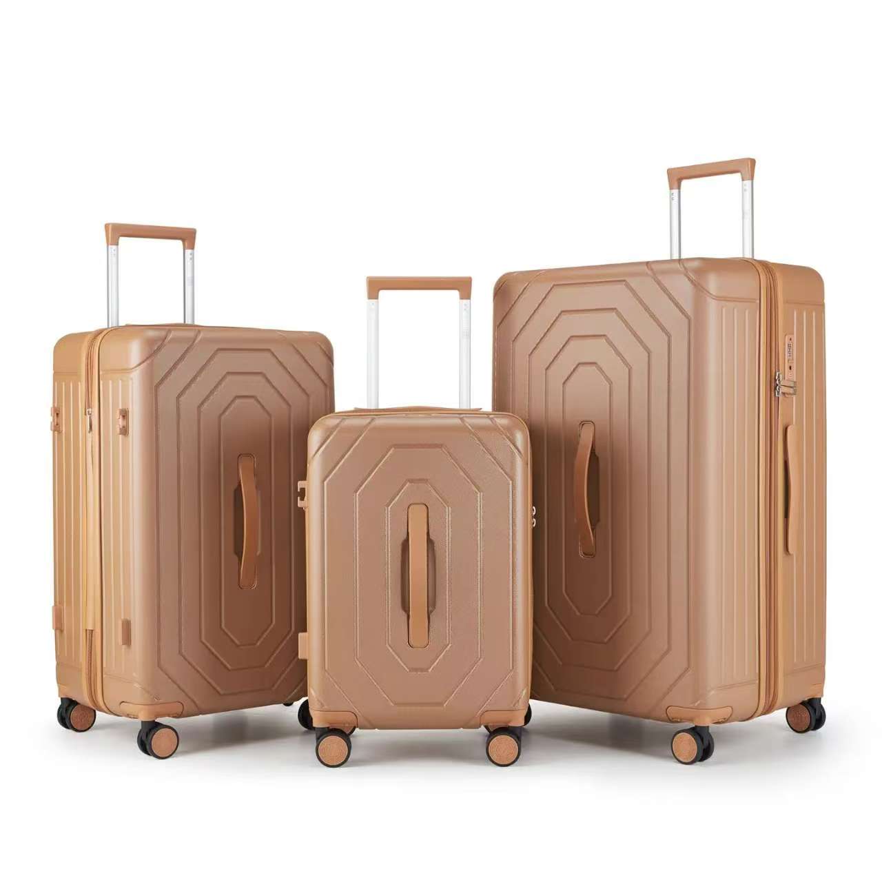 Top selling ABS+PC trolley luggage sets
