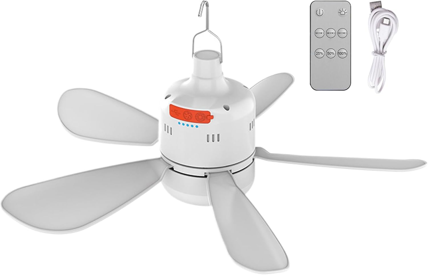Shenzhen JC Mini Fan Factory Price|Camping Fan Light With Customized Logo|3000mAh 4H Working Time