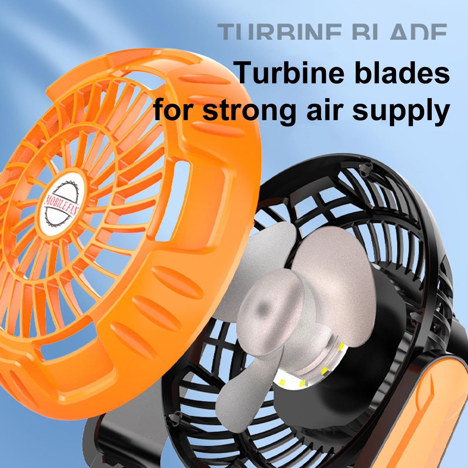 Wholesale Rechargeable Fan Light, 3-Speed Hanging Hook Fan, Waterproof Led Lantern