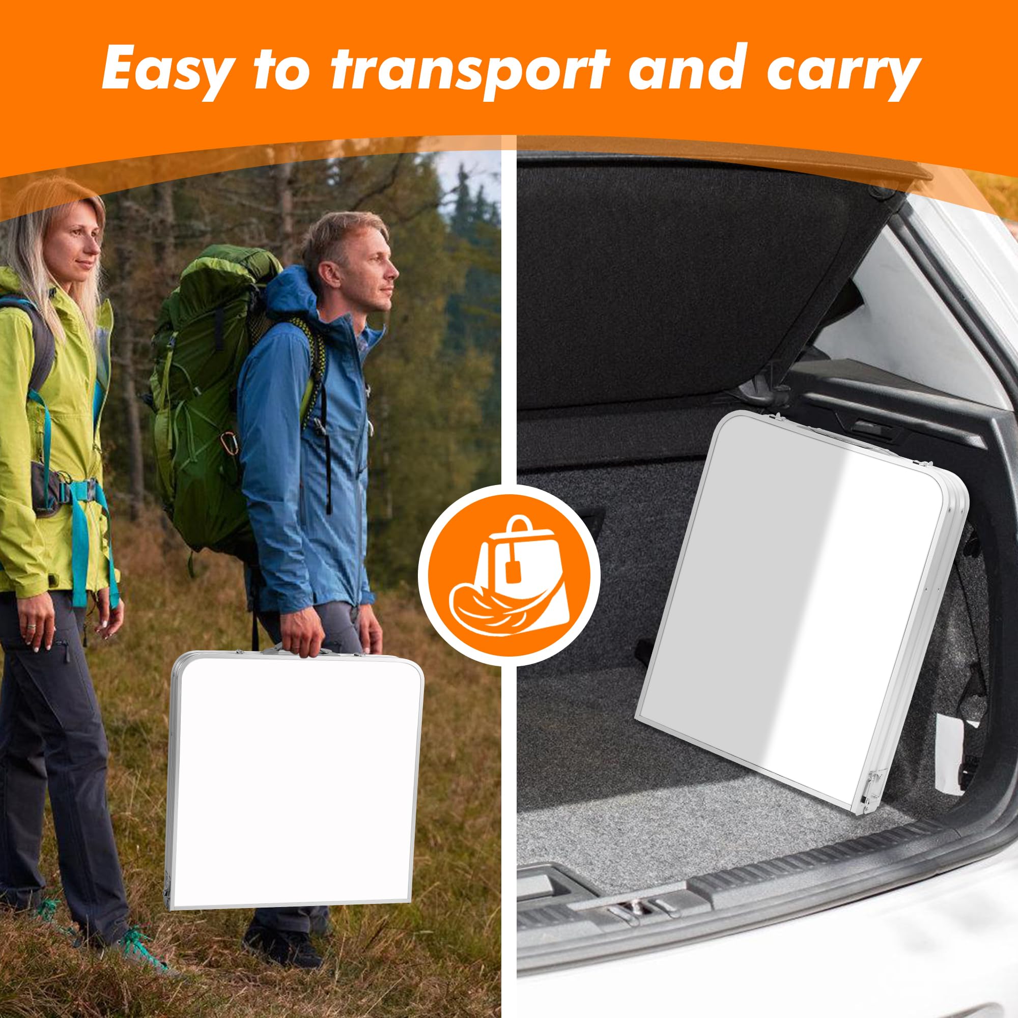 Camping Folding Aluminum Table for Outdoor Party Kitchen Table