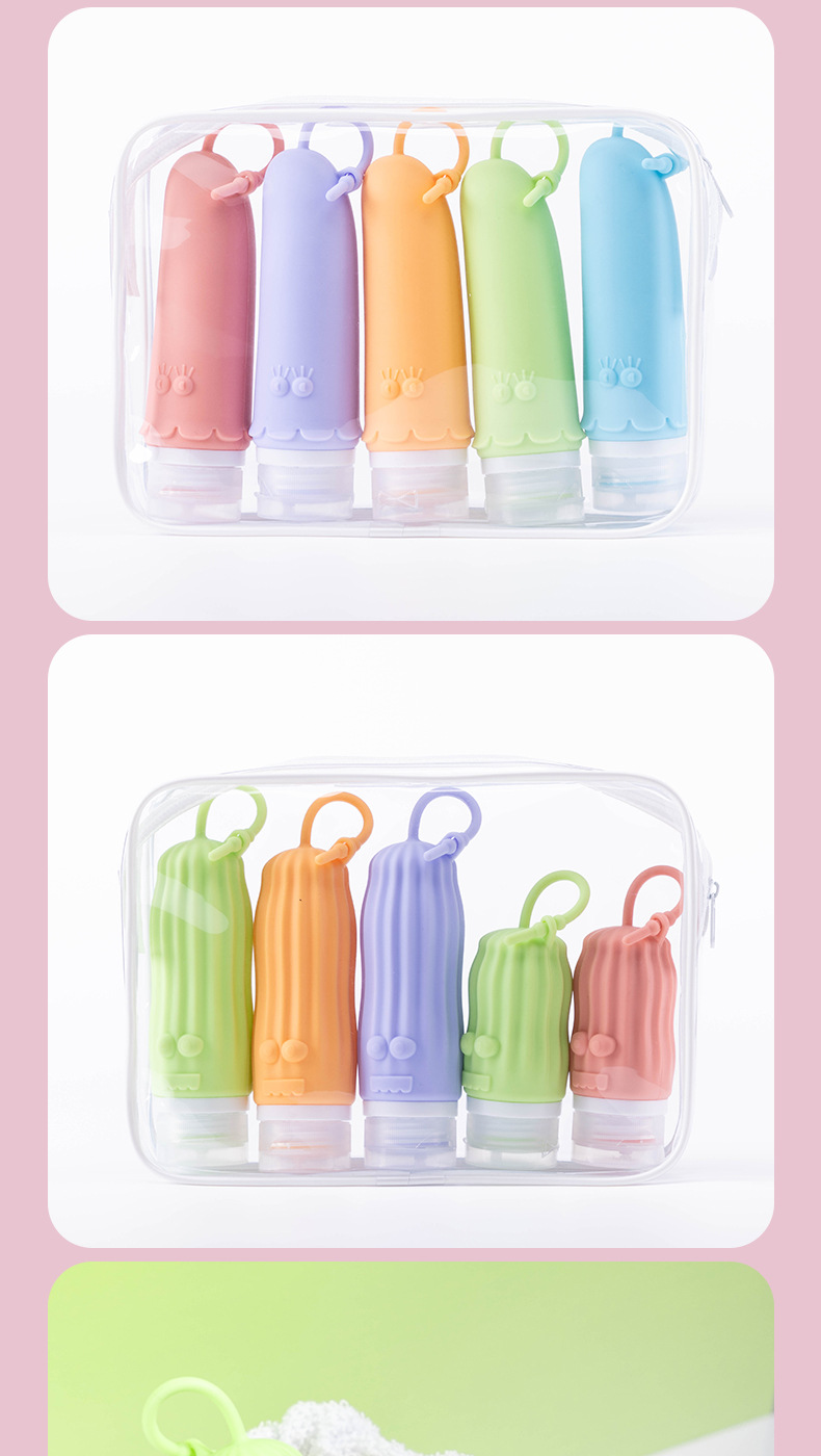 Portable Travel shampoo shower gel silicone bottle 60 ml custom Portable Travel shampoo shower gel silicone bottle 60 ml custom