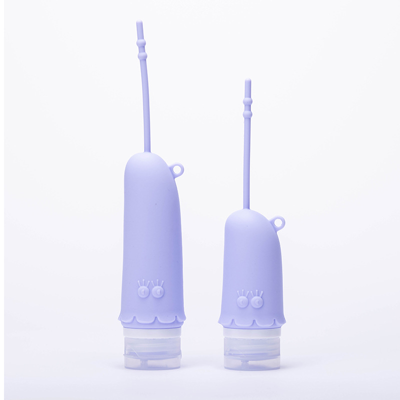 Portable Travel shampoo shower gel silicone bottle 60 ml custom