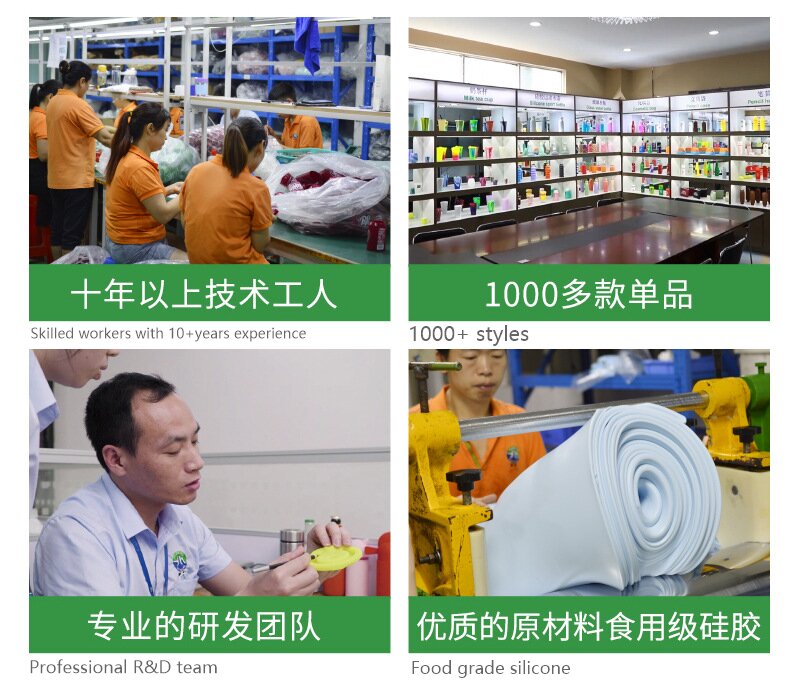 Silicone brush travel shampoo and conditioner bottle set small order customization