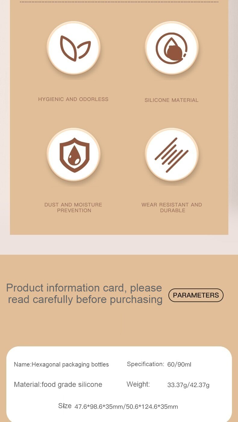 Wholesale Silicone bottle for travel and business trip, portable and can be boarded for toiletries