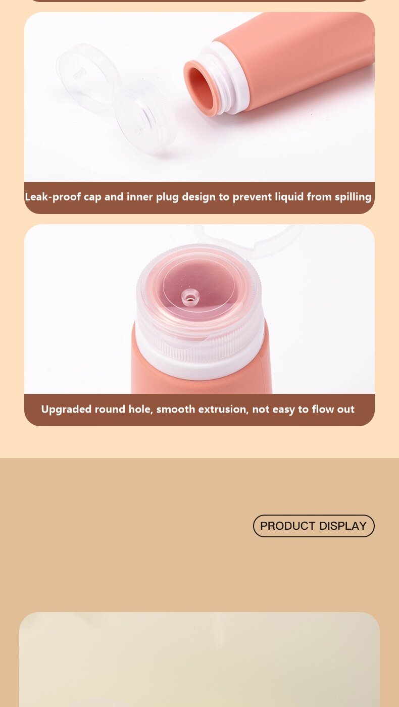 Wholesale Silicone bottle for travel and business trip, portable and can be boarded for toiletries