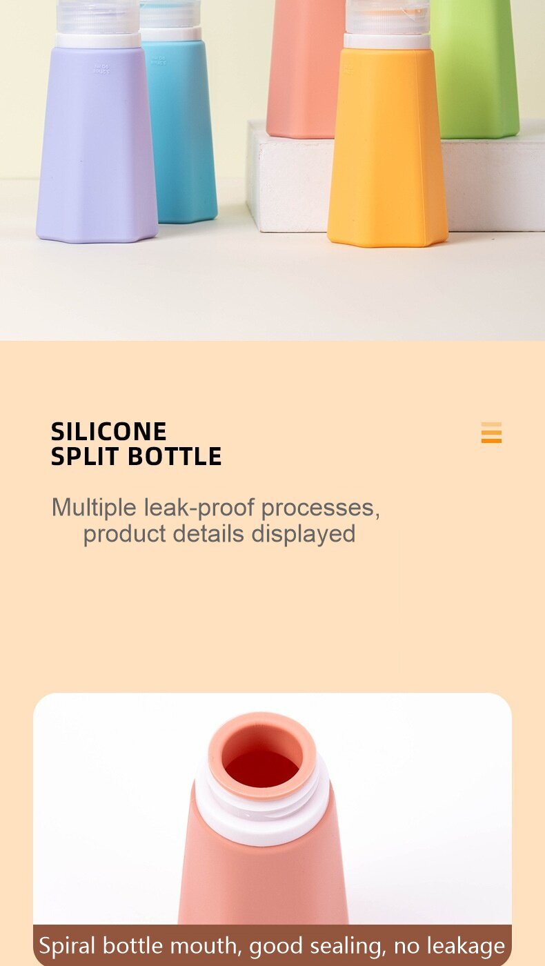 Wholesale Silicone bottle for travel and business trip, portable and can be boarded for toiletries