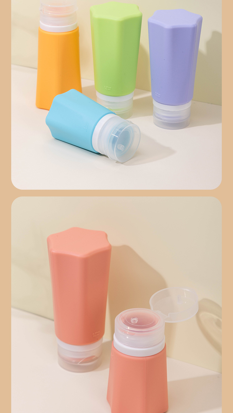 Wholesale Silicone bottle for travel and business trip, portable and can be boarded for toiletries