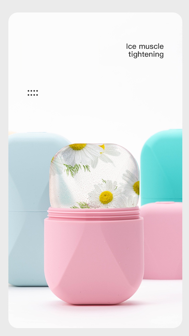 Silicone ice roll ice mask for cold compresses 