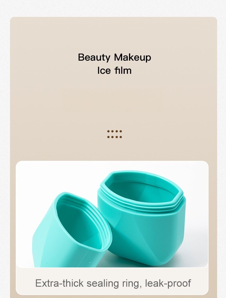 Silicone ice roll ice mask for cold compresses 