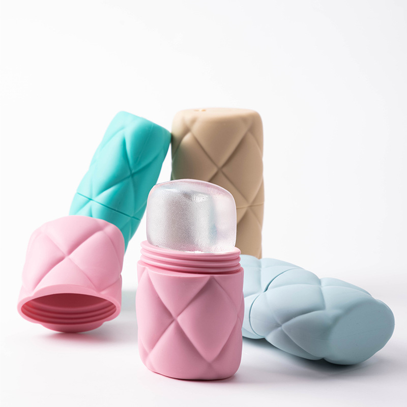 Silicone ice roll ice mask for cold compresses 