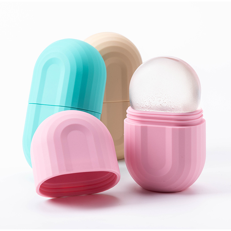 Silicone ice roll ice mask for cold compresses 