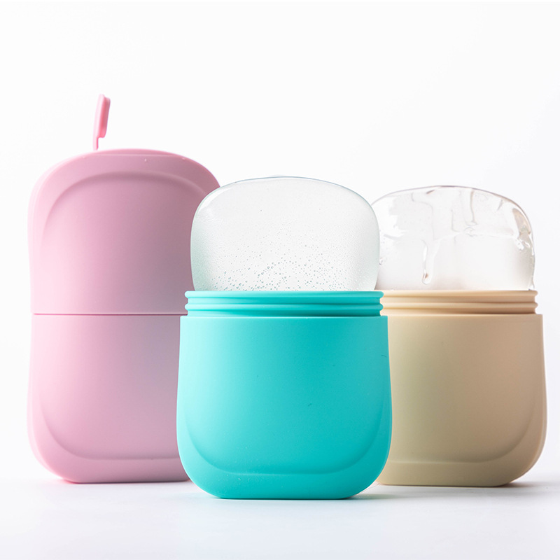 Silicone ice roll ice mask for cold compresses 