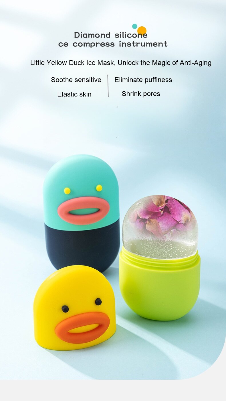 Wholesale Silicone ice mask, cosmetic-grade silicone face mask, custom-made eye massage