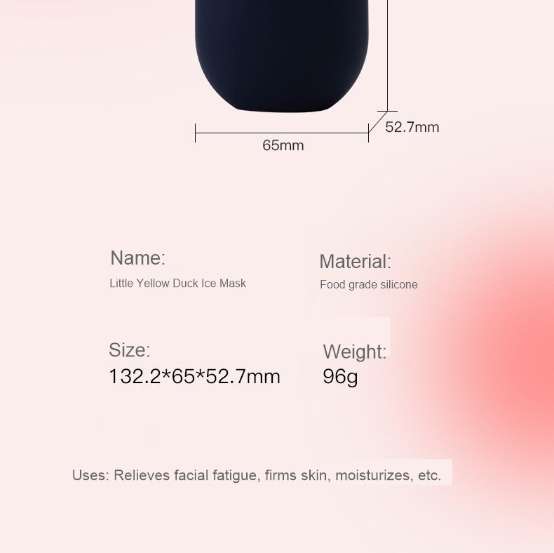 Wholesale Silicone ice mask, cosmetic-grade silicone face mask, custom-made eye massage