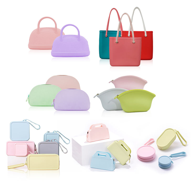 Custom Silicone Makeup Brush Holder Travel Case, Waterproof Portable Makeup Bag