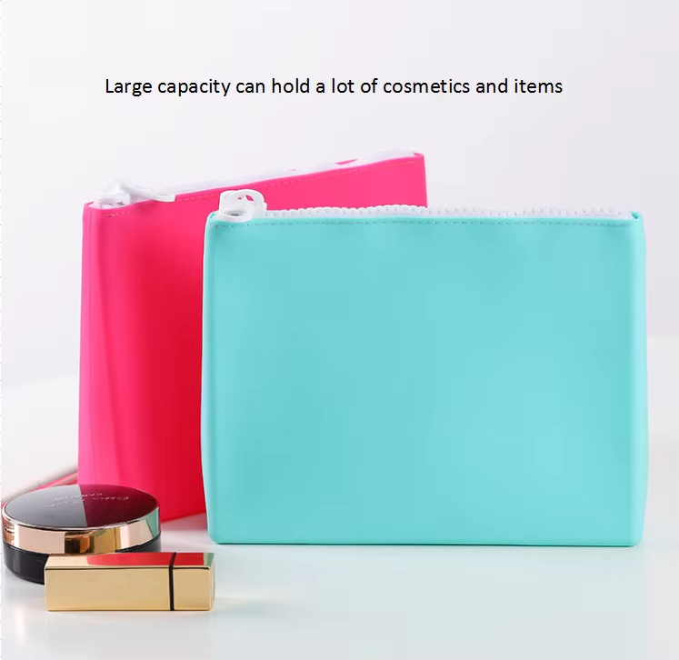 Custom Silicone Makeup Brush Holder Travel Case, Waterproof Portable Makeup Bag Custom Silicone Makeup Brush Holder Travel Case, Waterproof Portable Makeup Bag