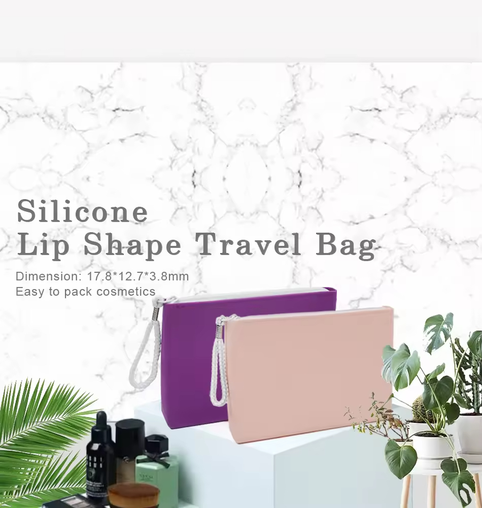 Custom Silicone Makeup Brush Holder Travel Case, Waterproof Portable Makeup Bag Custom Silicone Makeup Brush Holder Travel Case, Waterproof Portable Makeup Bag