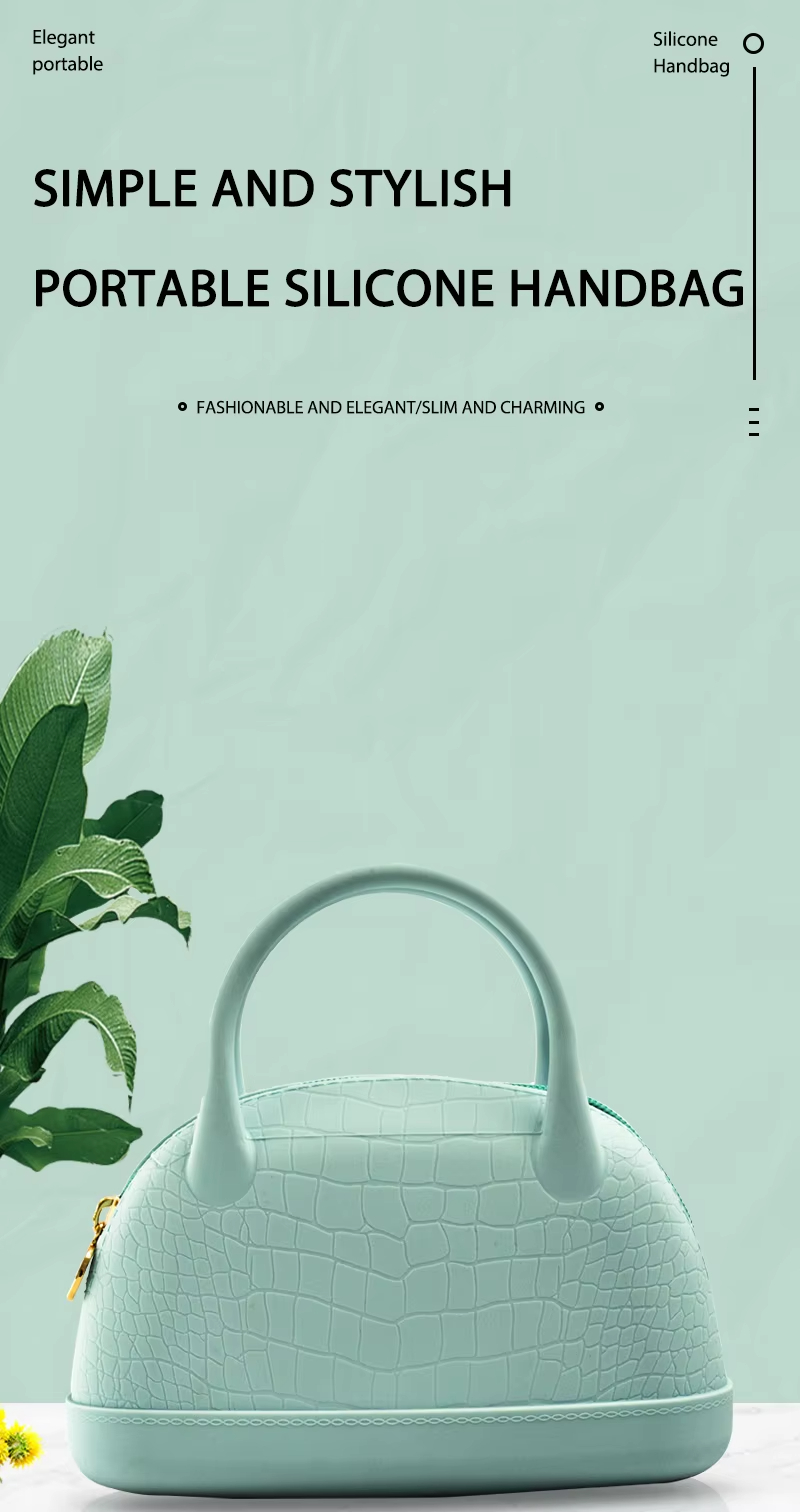 2026 Hot Sale Customize logo Silicone Coin Purse Bag Shoulder Handbag Messenger Bag for Women