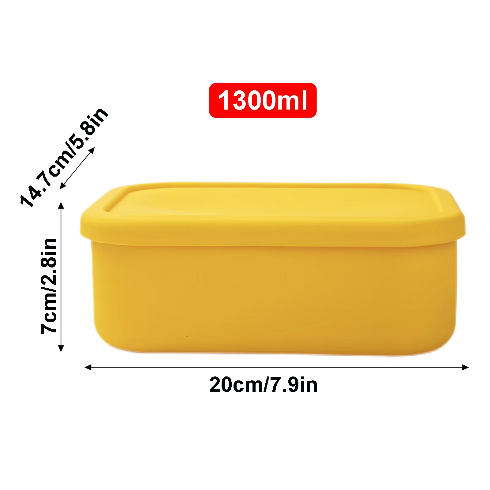 Wholesale Silicone Food Containers Reusable Fresh-keeping Box Containers For Outdoor Leisure