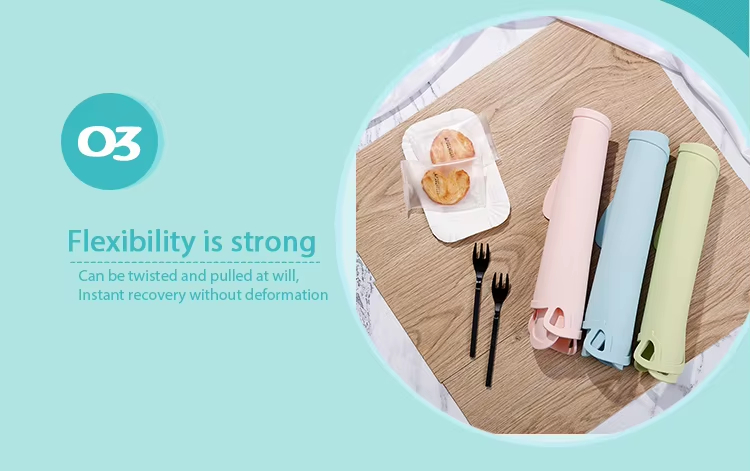 Reusable Silicone Placemats with Raised Edges Customized Food Grade Heat-Resistant Table Mats