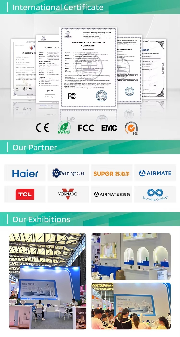 JC Mini Fans- Portable Waist Fan Rechargeable Cooling Umbrella MIni Clip Fan Supplier