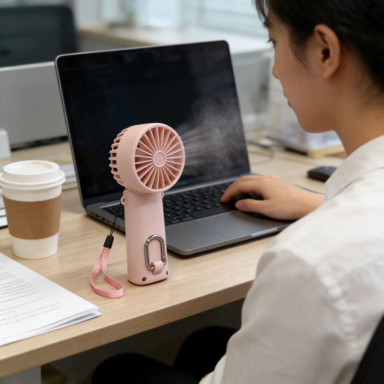 JC Mini Fans|wholesale handheld fans| applicable in multiple scenarios |2000mAh &100 stepless speed 