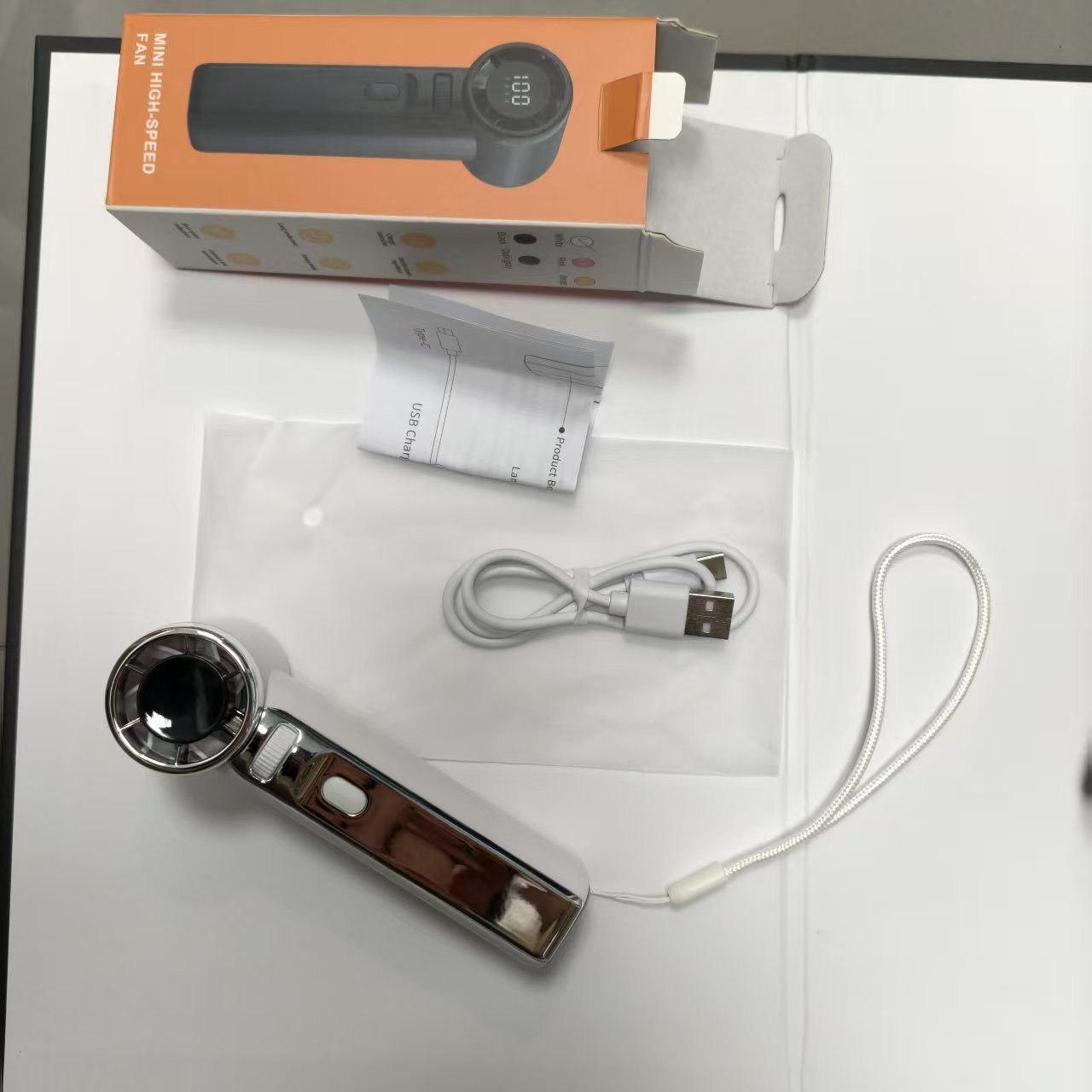JC Mini Fans|wholesale mini handheld fan|100 speed gear with lanyard|4000mAh JC Mini Fans|wholesale mini handheld fan|100 speed gear with lanyard|4000mAh