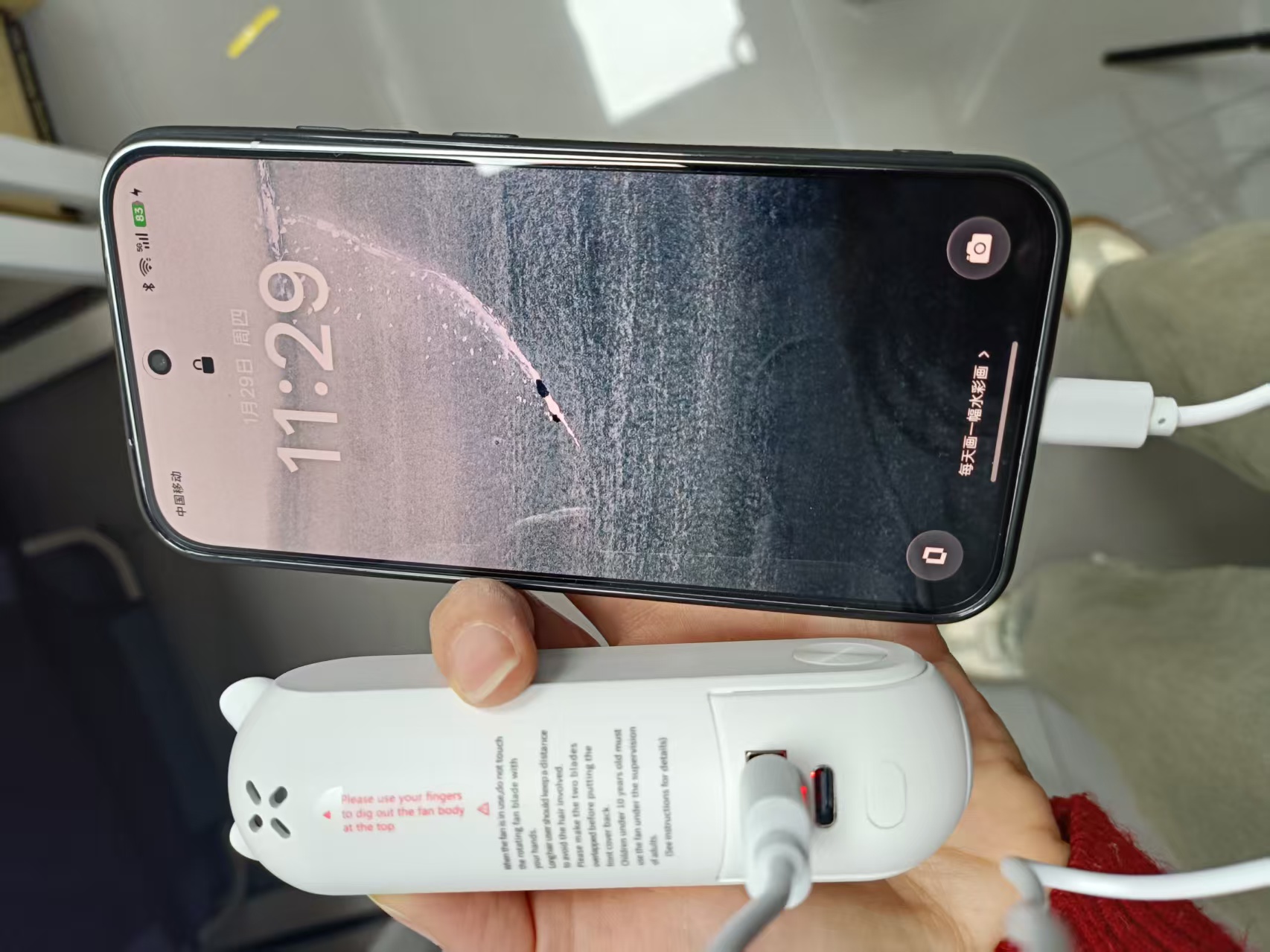 Mini Rechargeable Handheld Fan Custom|Foldable and power bank function and LED light|4800mAh Mini Rechargeable Handheld Fan Custom|Foldable and power bank function and LED light|4800mAh