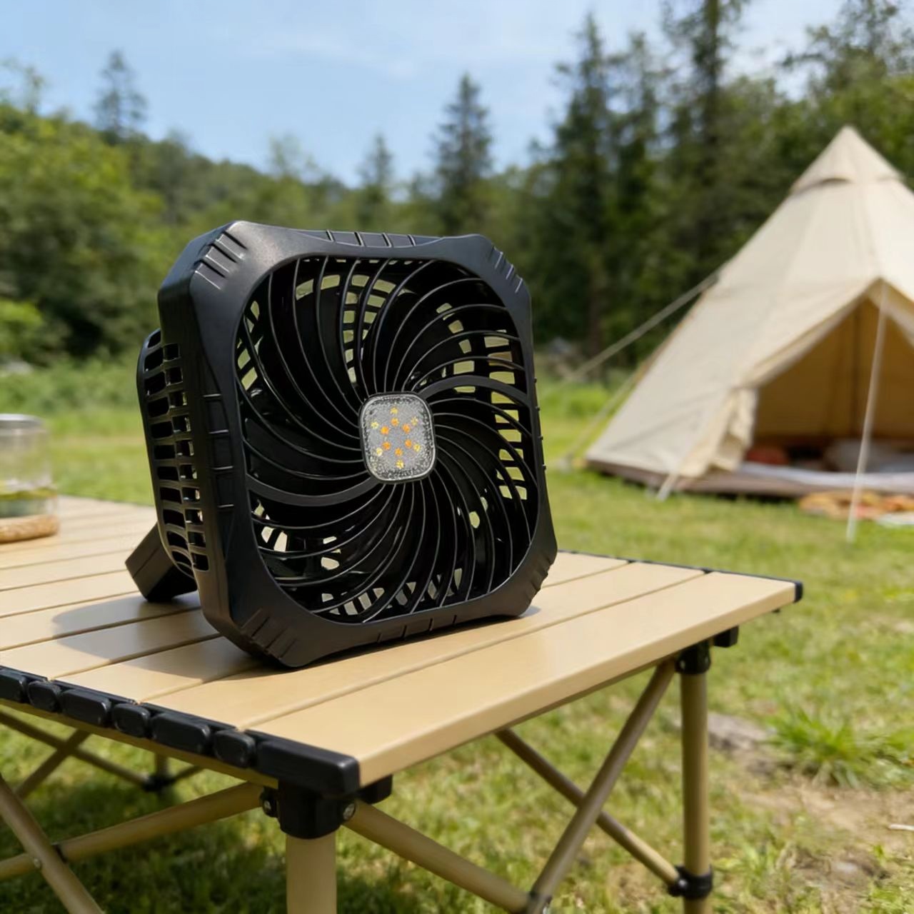 Tent Fan supplier in shenzhen |both hanging and table use design,power bank|6000mAh Tent Fan supplier in shenzhen |both hanging and table use design,power bank|6000mAh