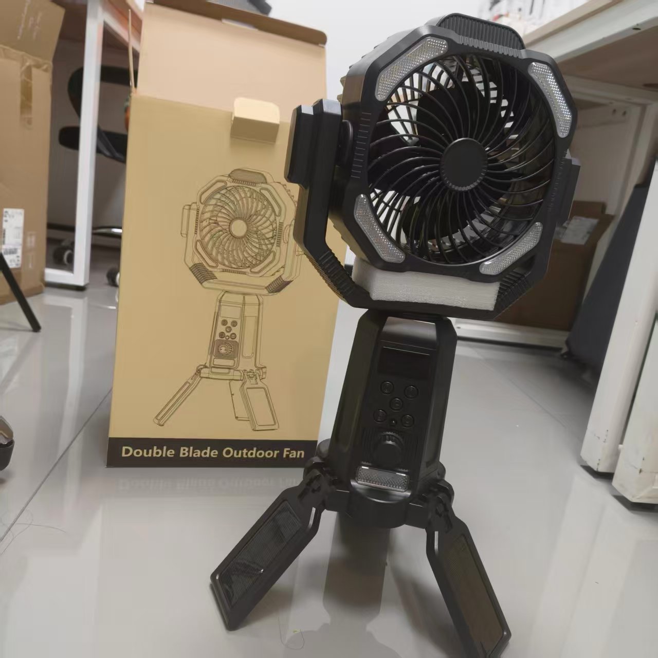 JC Mini Fans| Low MOQ Wholesale Solar Camping Fans With Sourcing Factory Price |20000mAh 