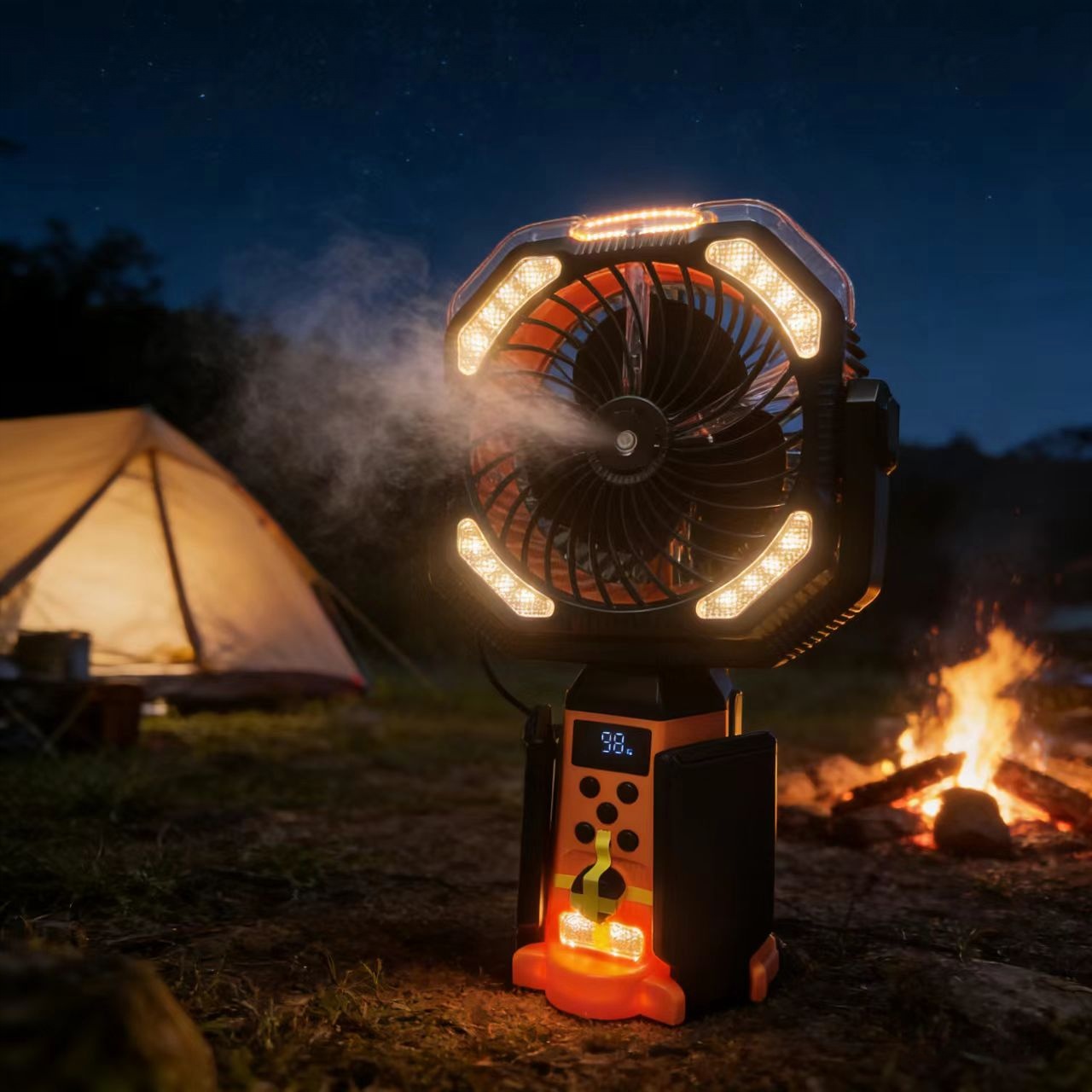 Why Top Outdoor Brands Are Sourcing Solar Camping Fans from Shenzhen?