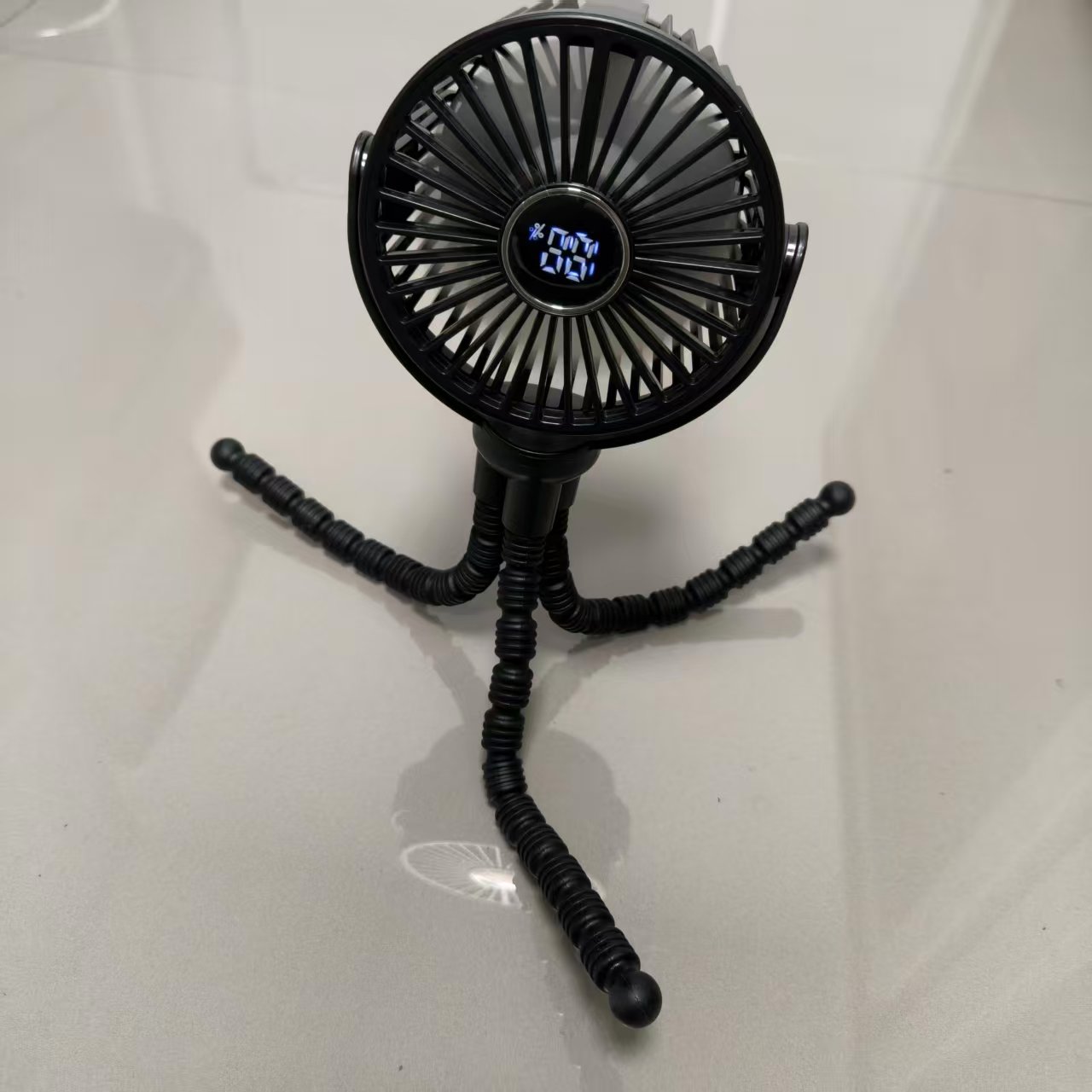 Wholesale Outdoor Ceiling Fan | Rechargeable Stroller Fan |12000mAh Battery 4-in-1 Function 