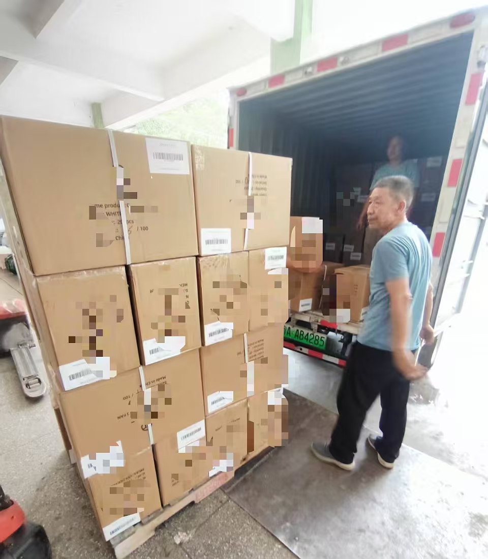 camping fan light quality check at JC Cooling Essentials warehouse