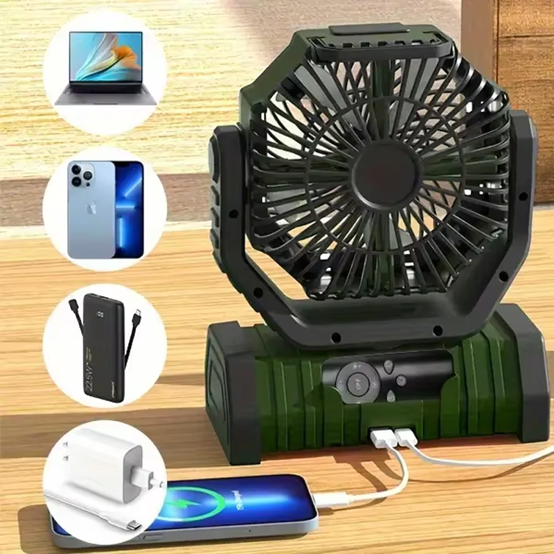 20000mAh Camping Fan Supplier OEM LED Light Remote Control for Outdoor Tent Car and RV