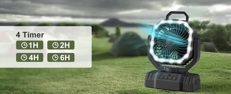 Wholesale Customized Camping Fan LED Light Remote 4 Speed 30H Battery USB Type C for Outdoor Tent RV Wholesale Customized Camping Fan LED Light Remote 4 Speed 30H Battery USB Type C for Outdoor Tent RV