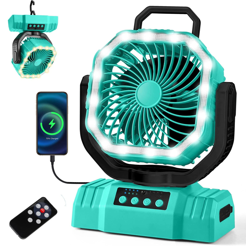 Wholesale Customized Camping Fan LED Light Remote 4 Speed 30H Battery USB Type C for Outdoor Tent RV Wholesale Customized Camping Fan LED Light Remote 4 Speed 30H Battery USB Type C for Outdoor Tent RV
