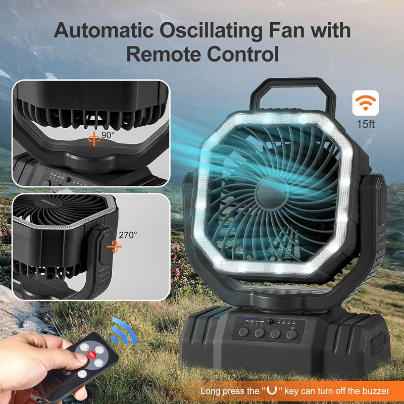 JC Portable Fans and Camping Fans OEM & ODM Supplier