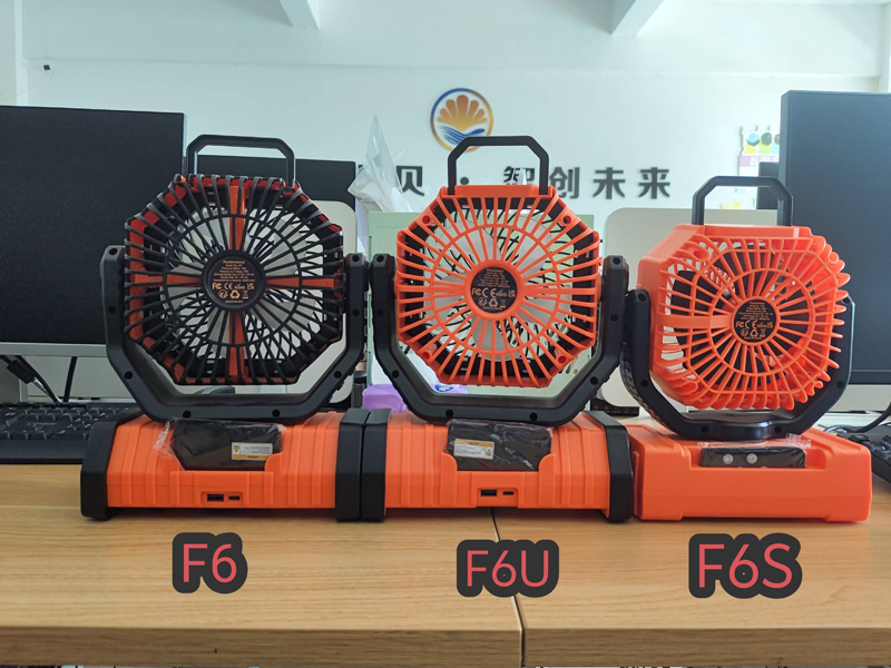 Supplier OEM Camping Fan 20000mAh LED Light Remote 4 Speed Timer 68H Runtime for Outdoor Tent RV Car